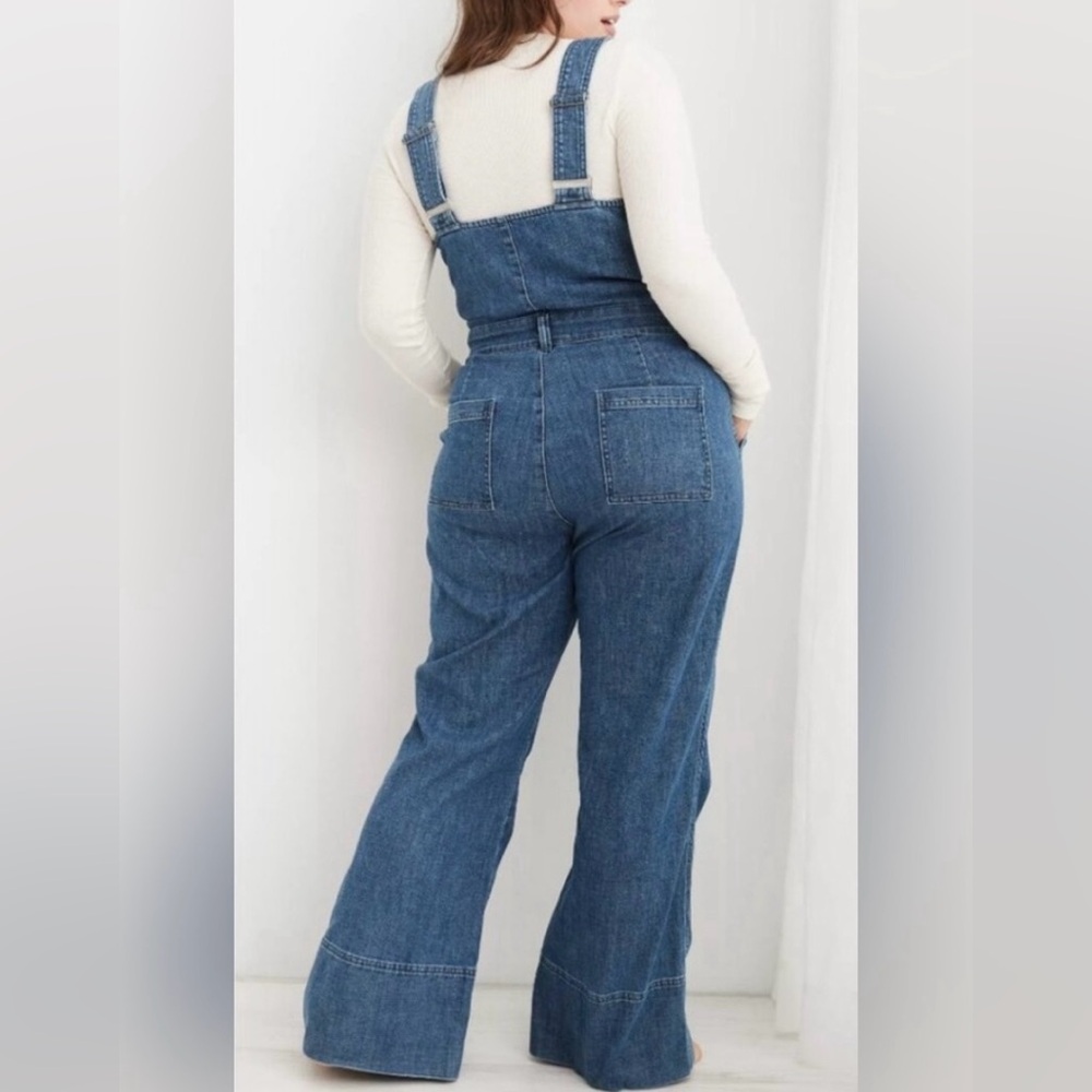 Aerie Blue Denim Women's Overalls/Jumpsuit - Picture 2 of 5